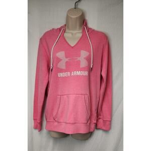 Under Armour Pink Hooded Sweatshirt Size XS